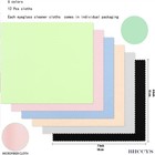 Glasses Cleaning Cloths 12 Pcs  premium Eyeglass Cleaner Cloth  Lens Color