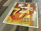 Rolling Stones Buffalo 2015 Poster  Zip Code Tour Artwork  Ralph Wilson Stadium