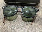 Vintage American Optical Horn 6 1 2 Safety Glasses Green Ao 2 0h W  Case Rare