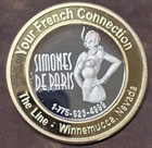 Brothel Silver Strike  10 Token  999 Fine Silver Nevada  The Line  Winnemucca Nv