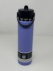 Hydro Flask 24oz Wide Mouth With Flex Straw Cap Lupine Purple