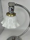 Chase Chrome Art Deco Lamp With White Petal Shade C 1930 s