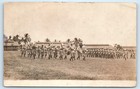 Wwi British Colonial Army Band Pith Helmets Soldiers Real Photo Postcard