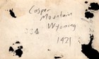 Antique 1921 Child Dog Casper Mountain Wyoming Rare Original Photo