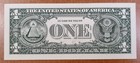 2009 One Dollar Federal Reserve Note  1 Bill Error Ink Smear Uncirculated  88065