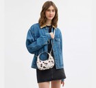 Coach Leather Carmen Mini Chain Crossbody Bag W  Cherry Print  nwt  Ccz22