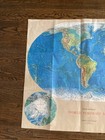 Rand Mcnally World Portrait Map Wall Poster Full Color Large Format 52  X 34 