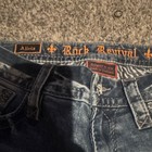 Rock Revival Women s Skinny Blue Denim Jeans Small Wash Logo 5-pocket Button