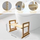 Adjustable Toilet Stool Squat For Adults Kids  4  5  7  8  9 Inches 5 Height