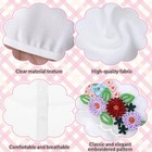 Zelphvt Fake Collar  Detachable Collars For Dresses Standard  White