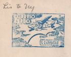1939 First Flight Cover Lisbon-nyc May 26-27  1939 With Cachet And Receiver