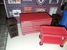 1 24 Scale Tool Box  Air Compressor Tool Cart    Accessories Garage Diorama 