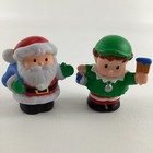 Fisher Price Little People Musical Christmas Train Holiday Santa Elf Lot Vintage