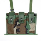 Molle Ii 6-magazine Bandoleer Pouch     U s  Made  Woodland Camo