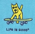 Dog Towels Life Is Good Pet Drying Rocket Skateboard 44x   x27 5    Microfiber 2-pc 