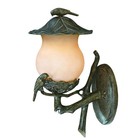Acclaim Avian Collection 2-light Outdoor Black Coral Wall Black