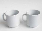 2 Vintage 1980   s Morris The Cat Coffee Mugs Decorated By Papel 9 Lives Cat Food