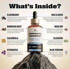 Cleantra Lymphatic Drainage Support Drops 10- In-1 Herbal Supplement Blend