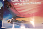 Willie Nelson City Of New Orleans 1984 Promo Record Store Poster 11x24