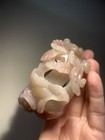 Specialprice 55 2mm Natural Mongolian Jade Bangle Sulpture she Teicui hand Carve
