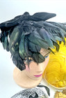 Vintage Millinery Lot Mr John Fascinator Hats Feathers Bow Net Miscellany   As