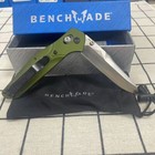 Benchmade 940 Osborne Cpm S30v Blade Green Handle Silver Blade Folding Knife
