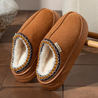 Winter Women   s Fuzzy Slippers Boots Soft Anti-slip Warm Indoor Outdoor Shoes