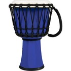 Lp World Rope-tuned Circle Djembe  7 In  Blue