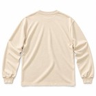 Dixwar Beige Oversized Long Sleeve T-shirt Unisex 100  Cotton 200 Gsm