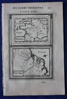 Original Antique Map France  The Netherlands   pais Bas   A  M  Mallet  1683 