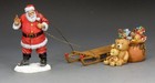 Xm024 King   Country Santa   His Sledge Sled Of Toys 2024 Christmas Holiday Set 