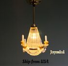 1 12 Dollhouse Miniature Led Ceiling Light Chandelier Battery Operated Toy Decor