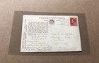 Great Britain1936 Special Kgvi Coronation Card To Us  solo Frank Keviii 1d  neat