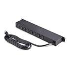 Startech 8-outlet Horizontal Rack Mount Pdu  1u Power Strip 8ns8-rack-mount-pdu