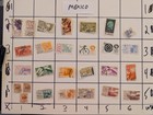 Mexico Stamp Collection Lot Vintage Used Mint Airmail Commemoratives S146