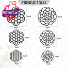 6pcs Flower Arrangement Holder  Metal Floral Grid Used For Vase Flower