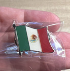 Mexican Flag Lapel Pin Lot Of 10 Pins  Size   3 4  X 7 8   19mm X 22mm  Mexico