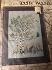 Paragon Teeny Weenies  Crewel Stitchery  5x7     Birch Tree  0854  Vtg  Estate Kit