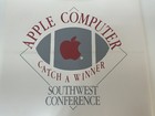 Vintage Rare   1980s Apple Computer Seat Cushion Football Southwest Conference