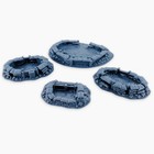 Fighting Positions Set  Multi-part Battlefield Terrain For Wargaming   Dioramas