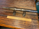 Vintage  one Only  Cast Bronze 15  Herreshoff Style Cleat Or Door Handle  Patina