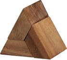 3 Pieces Pyramid With Base - Wooden Puzzle