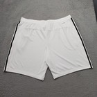 Adidas Shorts Mens 3xl Multi Stripes Primeblue Aeroready Pockets Elastic Waist