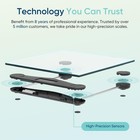 Digital Body Weight Scale - 400 Lbs Capacity  6mm Glass  Large Lcd Display  High