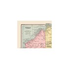 Historic Map - Tasmania Australia - Cram 1892 - Vintage Wall Art