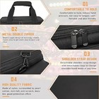 Cable Bag Organizer With Detachable Dividers For Dj Gear Sound Equipment