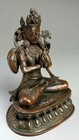 Chinese Bronze Bodhisattva Statue