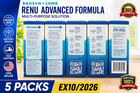 Bausch   Lomb Renu Advanced Formula Multi-purpose Solution 2oz 5 Pack Exp 10 26