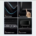 2x 9  Hd Car Seat Pillow Headrest Monitor Dvd Player Game Hdmi Usb Sd  headsets
