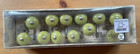 Anthropologie Shower Curtain Hooks Set Of 12 Nib Olive Green 1  Round Msrp  28